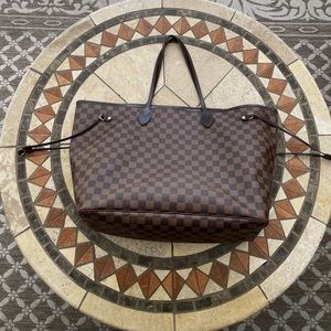 LOUIS VUITTON Damier Azur Neverfull MM
